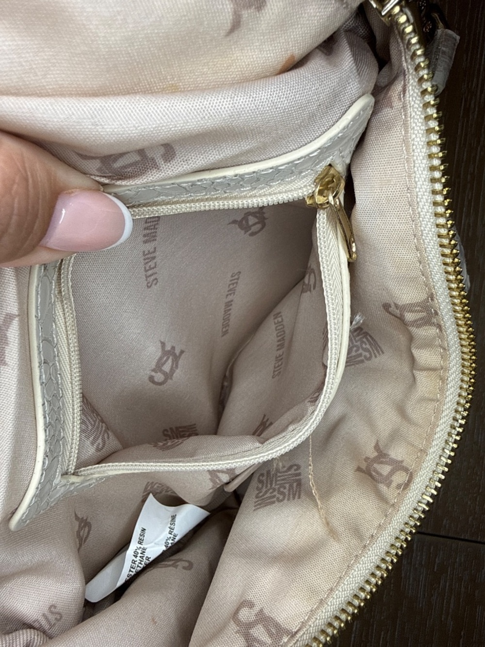 Steve Madden BIDA Nude Belt Bag, Shoulder Bag chain Strap - Picture 15 of 16